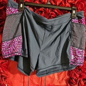 Free Country Women's Bathing Suit Shorts Size 18